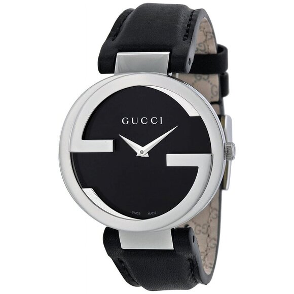 Gucci Interlocking Logo Stainless Steel Ladies Watch YA133301 - Picture 1 of 2